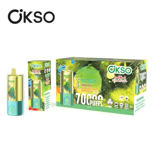 EU Vape OKSO 70000 Puffs 70k 3 in 1 Wegwerp Vape Groothandel Gratis Verzending