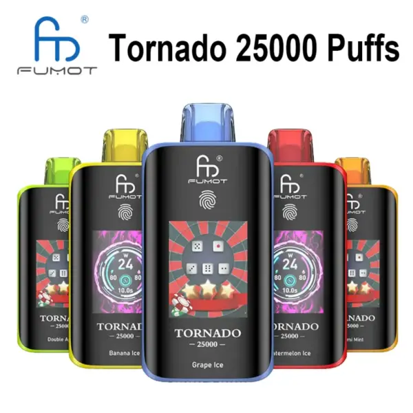 Fumot 25k Puffs Tornado 25000 Wegwerp Vape Groothandel Gratis Verzending