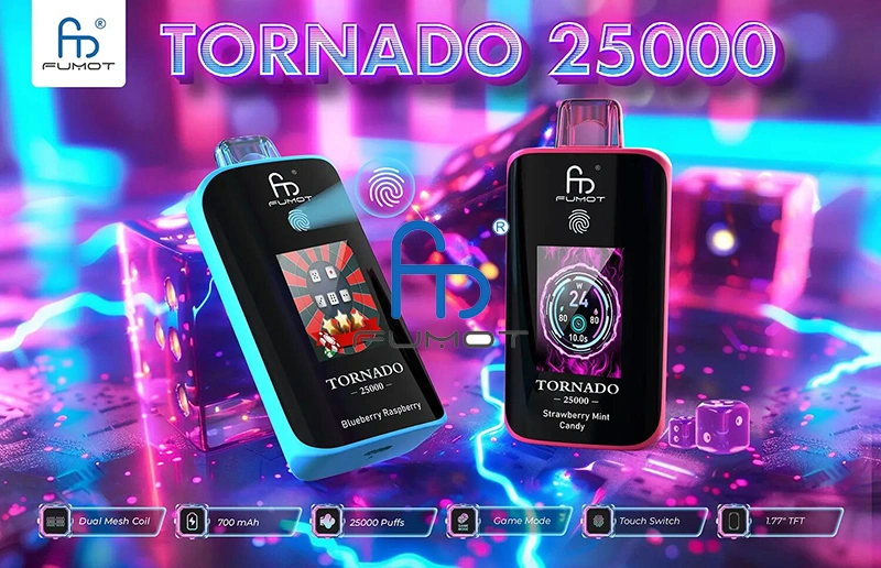Fumot 25k Puffs Tornado 25000 Wegwerp Vape Groothandel Gratis Verzending