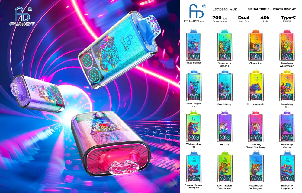 Fumot 40k Puffs Leopard 40000 Beste Wegwerp Vape Pen Gratis Verzending