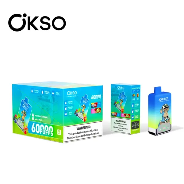 OKSO 60000 Puffs Dubbele Smaak 2 in 1 Wegwerp Vape Gratis Verzending EU Magazijn