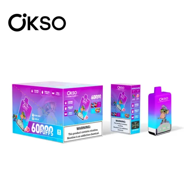 OKSO 60000 Puffs Dubbele Smaak 2 in 1 Wegwerp Vape Gratis Verzending EU Magazijn