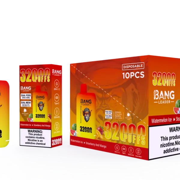Puff 2 in 1 Bang Leader 32k trekjes wegwerp vape winkel groothandel gratis verzending