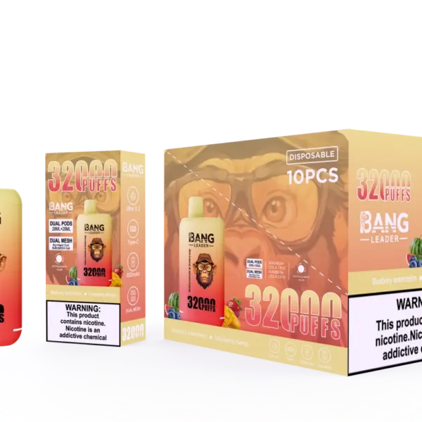 Puff 2 in 1 Bang Leader 32k trekjes wegwerp vape winkel groothandel gratis verzending