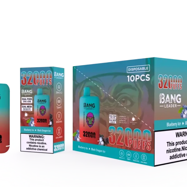 Puff 2 in 1 Bang Leader 32k trekjes wegwerp vape winkel groothandel gratis verzending