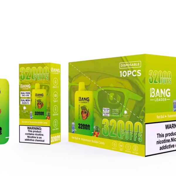 Puff 2 in 1 Bang Leader 32k trekjes wegwerp vape winkel groothandel gratis verzending