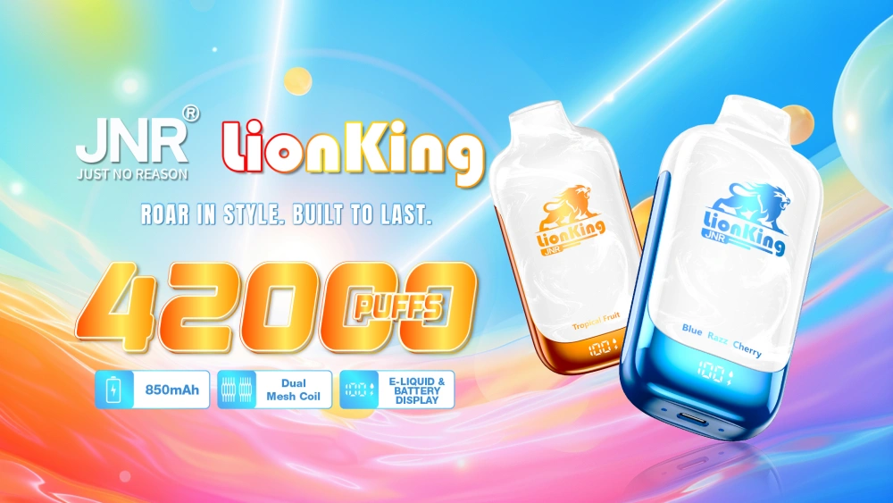 Puff JNR 42K Lion King 42000 Puffs Wegwerp Vape Pen Gratis Verzending