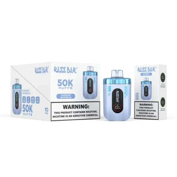 Razz Bar 50000 Trekjes Oplaadbare Wegwerp Vape Groothandel Gratis Verzending China Magazijn