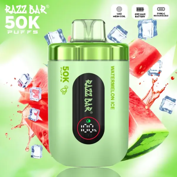 Razz Bar 50000 Trekjes Oplaadbare Wegwerp Vape Groothandel Gratis Verzending China Magazijn