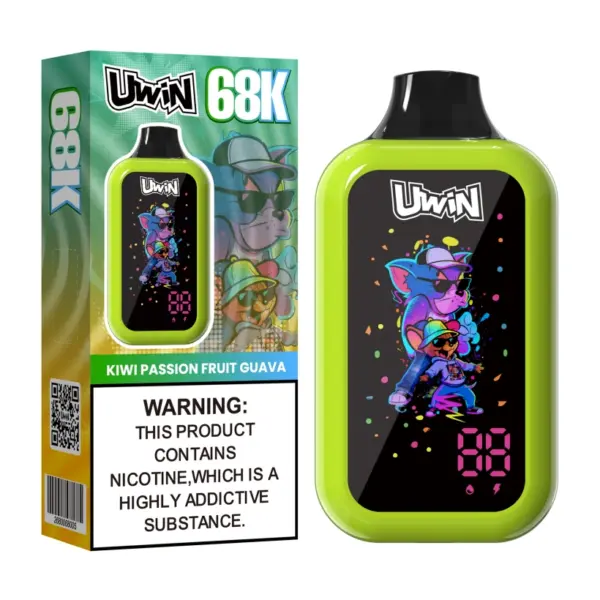 Uwin 68k Trekjes 68000 Wegwerp Vape Met Slim Scherm Winkel Gratis Verzending