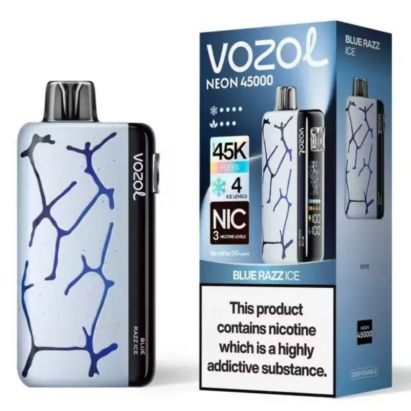 Vozol Neon 45000 Trekjes 45k Ice Control Wegwerp Vape EU Magazijn