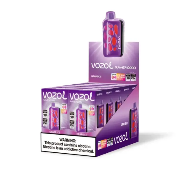 Vozol Rave 40000 Puffs 40K Wegwerp Vape Dual Power Modus Gratis Verzending EU Magazijn