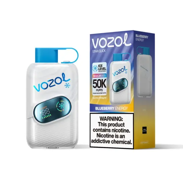 Vozol Star 50k Trekjes 50000 Ice Control Wegwerp Vape Gratis Verzending EU Magazijn