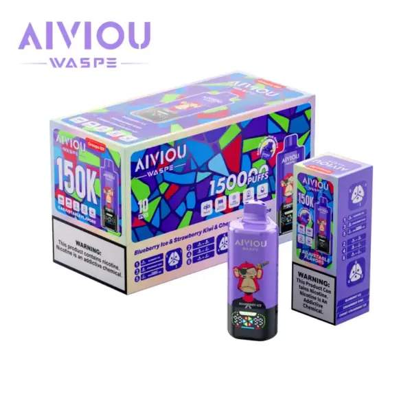 WASPE 150000 Puffs AIVIOU Wegwerp Vape 6-in-1 Groothandel Gratis Verzending EU Magazijn