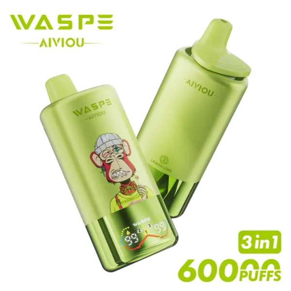 WASPE 60000 Puffs 3 in 1 Wegwerp Vape AIVIOU Gratis Verzending EU Magazijn