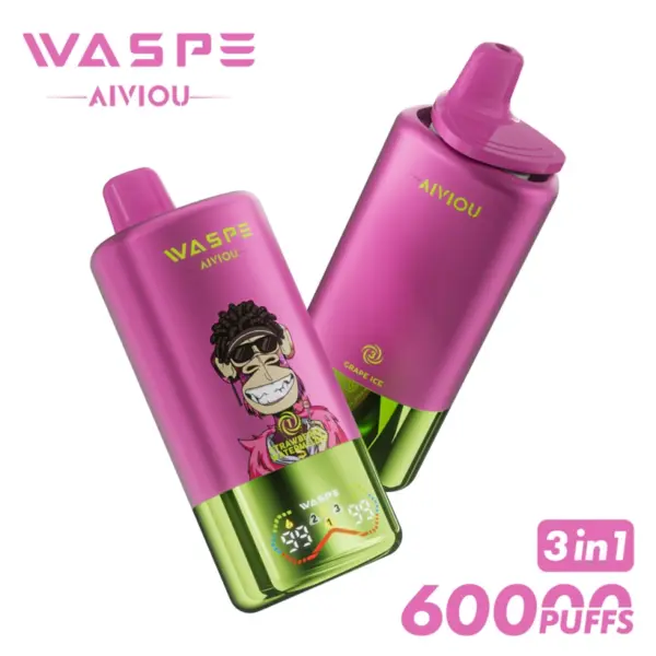 WASPE 60000 Puffs 3 in 1 Wegwerp Vape AIVIOU Gratis Verzending EU Magazijn