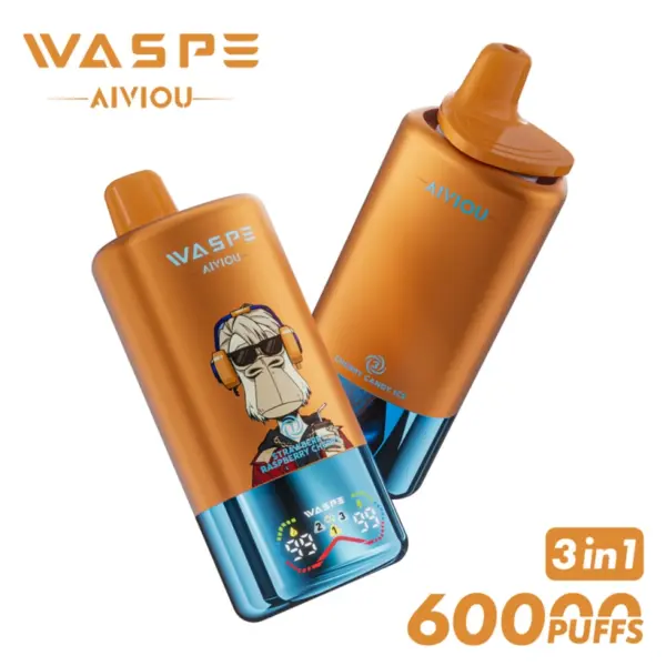 WASPE 60000 Puffs 3 in 1 Wegwerp Vape AIVIOU Gratis Verzending EU Magazijn
