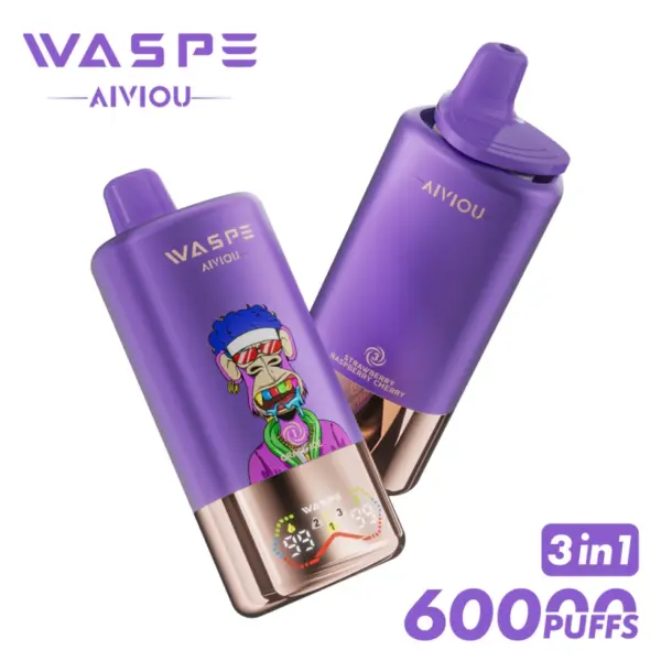 WASPE 60000 Puffs 3 in 1 Wegwerp Vape AIVIOU Gratis Verzending EU Magazijn