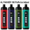 Al Fakher 15K Puffs Ice Adjust Wegwerp Vape Pen 15000 Gratis Verzending