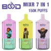 BOOD 150K Trekjes MIXR 7 In 1 Smaken Wegwerp Vape Groothandel Gratis Verzending
