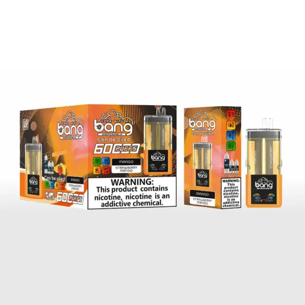 Bang 60000 Puffs 60K 2 In 1 Oplaadbare Crystal Wegwerp Vape 2 X 10 Ml E Liquid