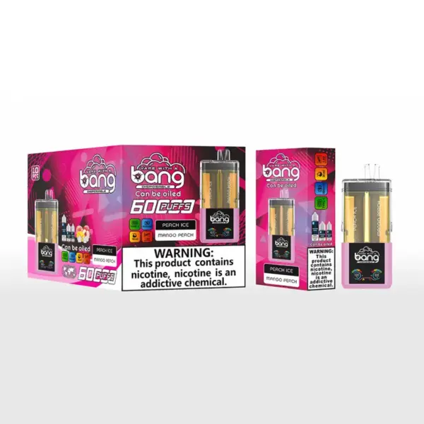Bang 60000 Puffs 60K 2 In 1 Oplaadbare Crystal Wegwerp Vape 2 X 10 Ml E Liquid