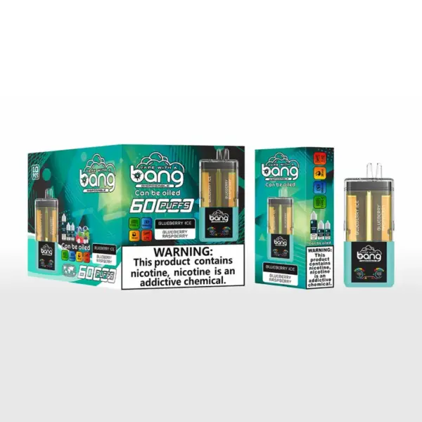 Bang 60000 Puffs 60K 2 In 1 Oplaadbare Crystal Wegwerp Vape 2 X 10 Ml E Liquid
