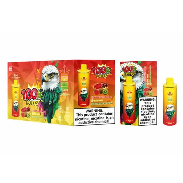 Bang King 100000 Puffs 100K Wegwerp Vape 3 in 1 Triple Smaken Gratis Verzending Groothandel