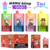 Bang King 100k Trekjes 3 In 1 Slim Scherm Wegwerp Vape Groothandel Gratis Verzending