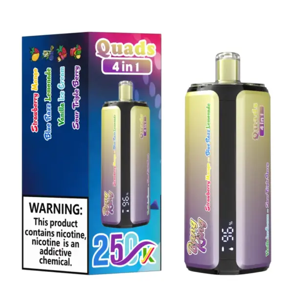 Bang King 250k Puffs 4 in 1 Quads Wegwerp Vape 250000 Gratis Verzending China Magazijn