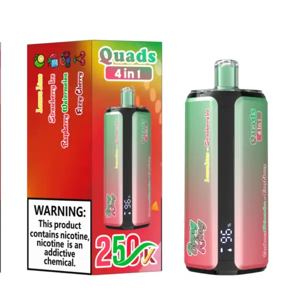 Bang King 250k Puffs 4 in 1 Quads Wegwerp Vape 250000 Gratis Verzending China Magazijn