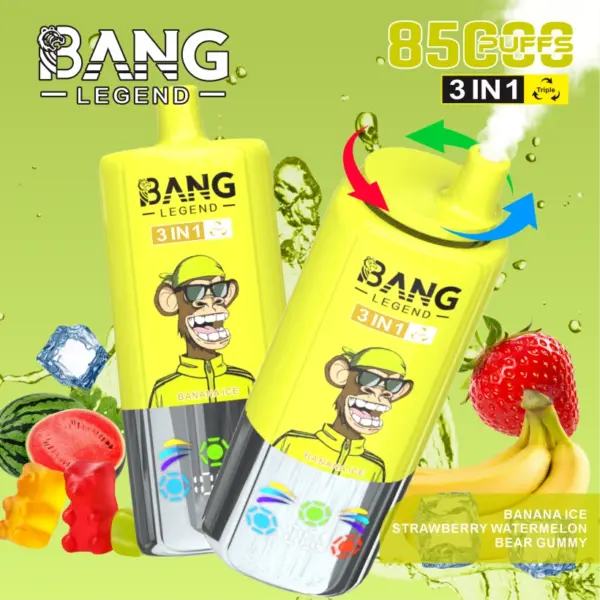 Bang Legend 85000 Puffs 85k Wegwerp Vape 3 in 1 Gratis Verzending vanuit Magazijn in China