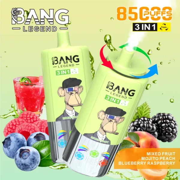Bang Legend 85000 Puffs 85k Wegwerp Vape 3 in 1 Gratis Verzending vanuit Magazijn in China