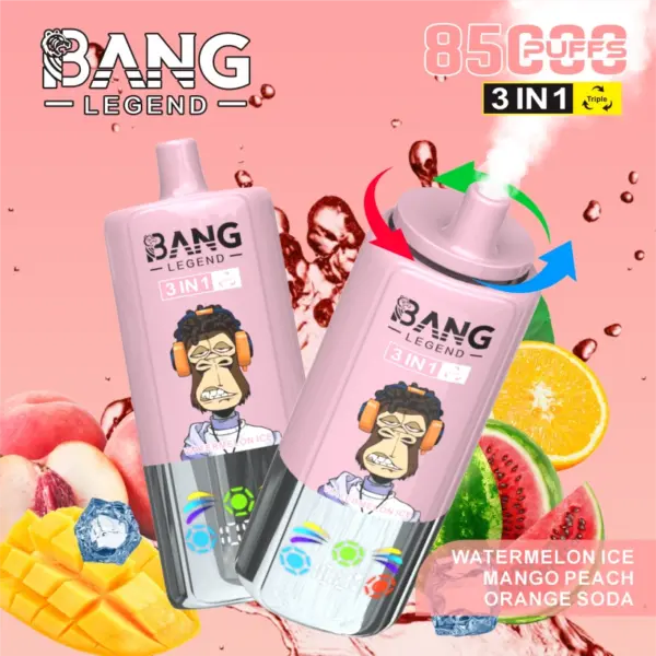 Bang Legend 85000 Puffs 85k Wegwerp Vape 3 in 1 Gratis Verzending vanuit Magazijn in China