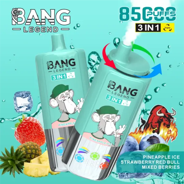 Bang Legend 85000 Puffs 85k Wegwerp Vape 3 in 1 Gratis Verzending vanuit Magazijn in China