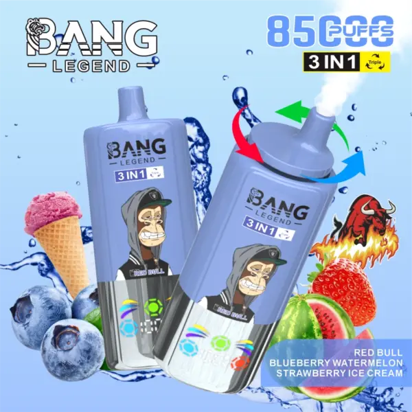 Bang Legend 85000 Puffs 85k Wegwerp Vape 3 in 1 Gratis Verzending vanuit Magazijn in China