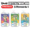 EU Vape Uwin 40k Trekjes Crystal Twins 2 in 1 Elektronische Sigaret Gratis Verzending