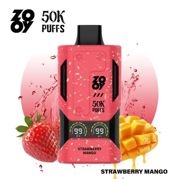 EU Vape ZOOY 50000 Puffs 50k Scherm Beste Wegwerp E-Sigaret Gratis Verzending