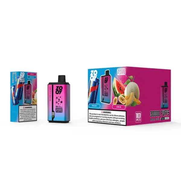 EU Vape ZOOY Twins 30K Trekjes 2 In 1 Elektronische Sigaret Groothandel Gratis Verzending