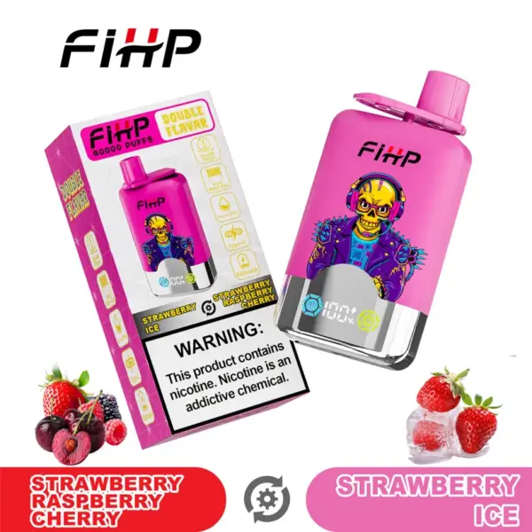 FIHP 40k Puffs 2 in 1 Dubbele Smaken Wegwerp Vape 40000 EU Magazijn
