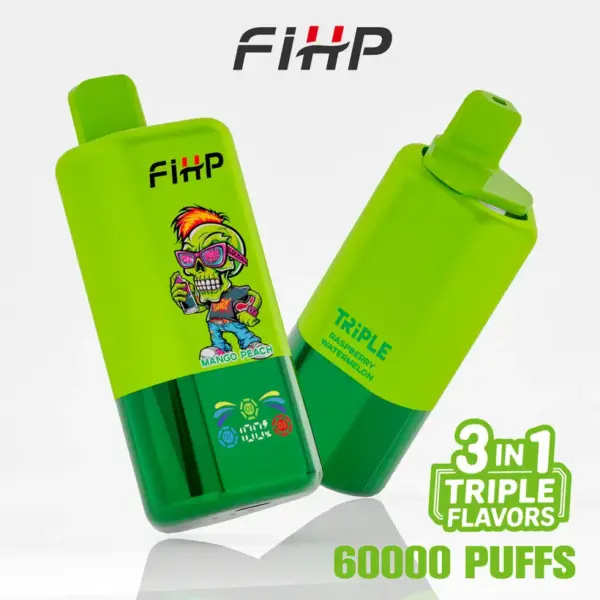FIHP 60k Puffs 3 in 1 Wegwerp Vape Drie Smaken 60000 EU Magazijn