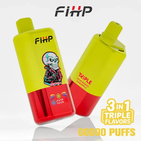 FIHP 60k Puffs 3 in 1 Wegwerp Vape Drie Smaken 60000 EU Magazijn