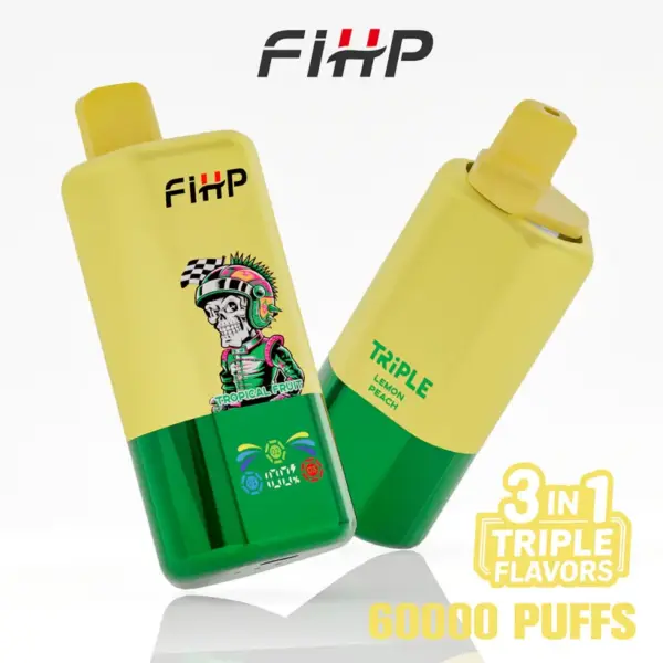 FIHP 60k Puffs 3 in 1 Wegwerp Vape Drie Smaken 60000 EU Magazijn