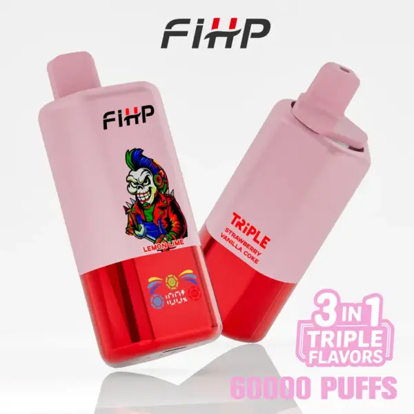 FIHP 60k Puffs 3 in 1 Wegwerp Vape Drie Smaken 60000 EU Magazijn