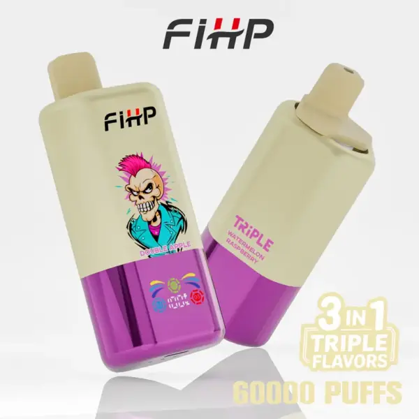 FIHP 60k Puffs 3 in 1 Wegwerp Vape Drie Smaken 60000 EU Magazijn