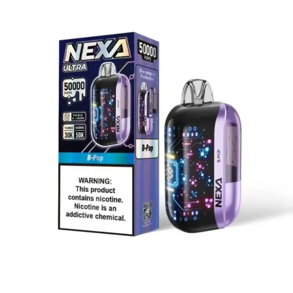 NEXA 50k Puffs Utral 50000 Crystal Wegwerp Vape met 20mg Nicotine Gratis Verzending
