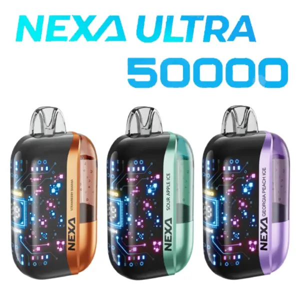 NEXA 50k Puffs Utral 50000 Crystal Wegwerp Vape met 20mg Nicotine Gratis Verzending