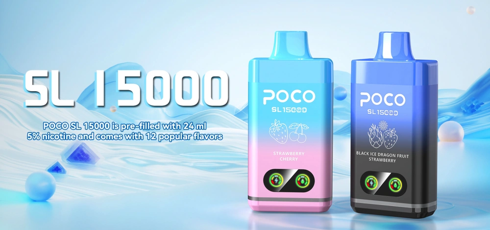 POCO SL 15000 Puffs Wegwerpvape Groothandel Gratis Verzendig EU Magazijn