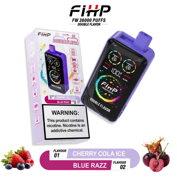 Puff 36k FIHP 36000 Puffs 2 in 1 Wegwerp Vape Pen Gratis Verzending China Magazijn