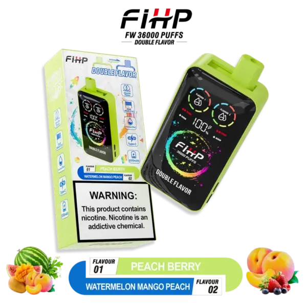 Puff 36k FIHP 36000 Puffs 2 in 1 Wegwerp Vape Pen Gratis Verzending China Magazijn